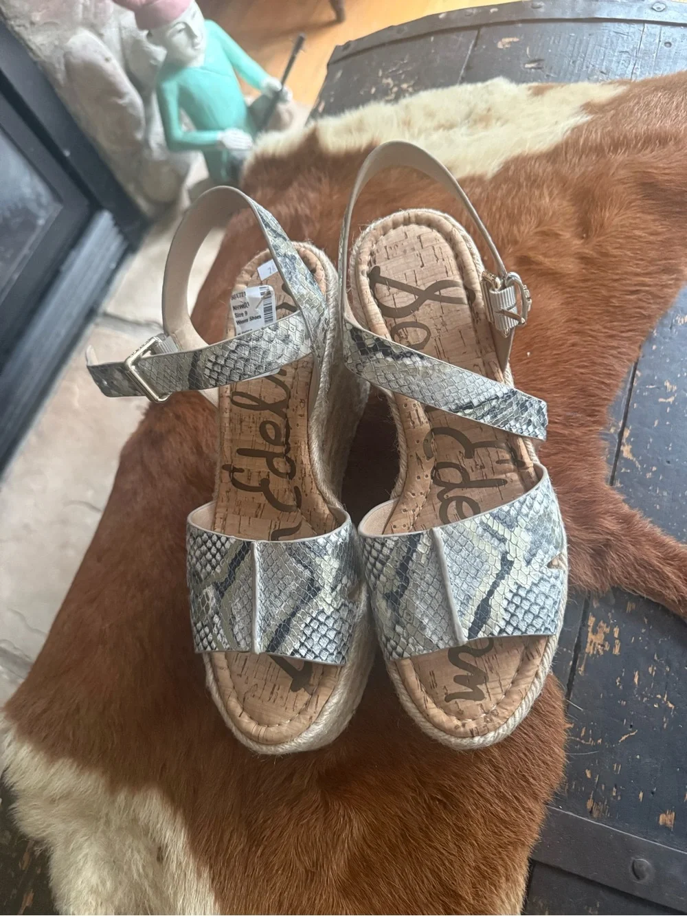 Sam Edelman Maura Espadrille Wedge Sandals Size 9 NWT